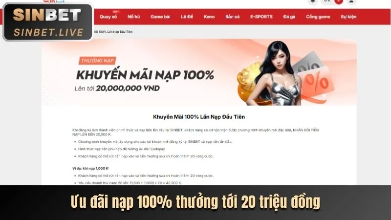 Giao diện biểu mẫu đăng ký tài khoản viva8 link mới